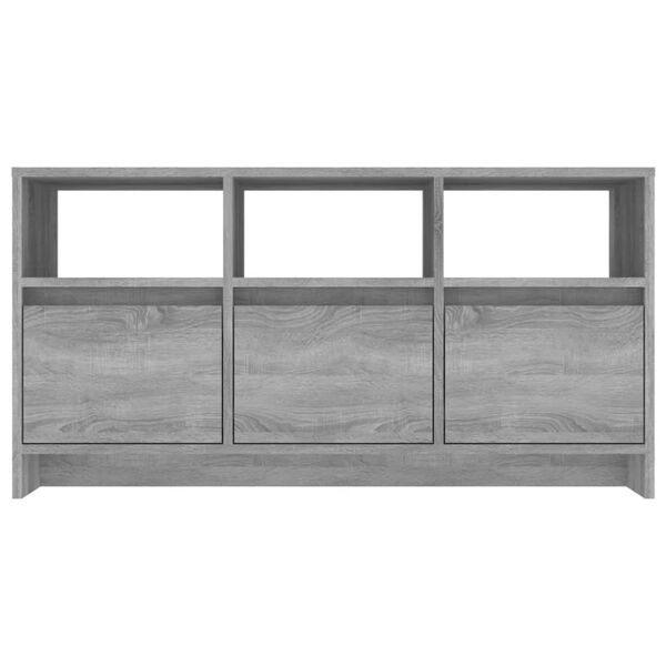 vidaXL Έπιπλο Τηλεόρασης Γκρι Sonoma 102x37,5x52,5 εκ. από Επεξ. Ξύλο
