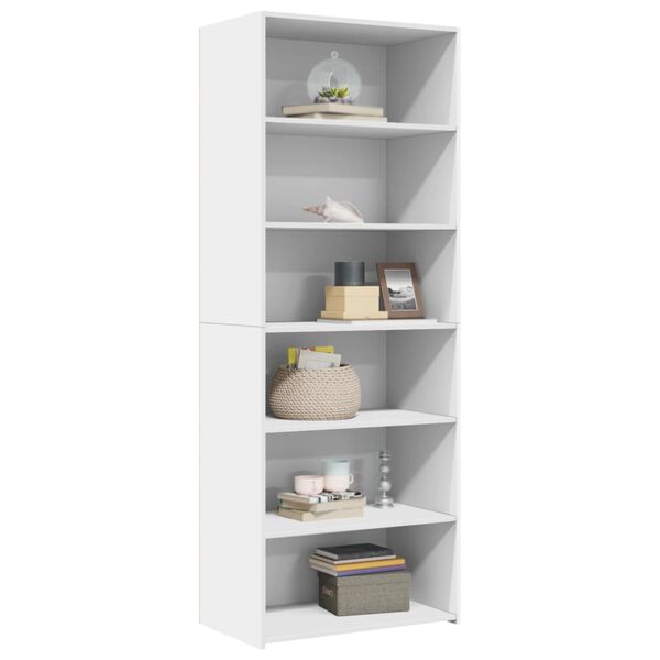 vidaXL Ντουλάπι Λευκή 70x41x185 εκ. από Επεξεργασμένο Ξύλο