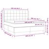 vidaXL &Kappa;&rho;&epsilon;&beta;ά&tau;&iota; Boxspring &mu;&epsilon; &Sigma;&tau;&rho;ώ&mu;&alpha; &Mu;&pi;&lambda;&epsilon; 160x200 &epsilon;&kappa;. &Upsilon;&phi;&alpha;&sigma;&mu;ά&tau;&iota;&nu;&omicron;