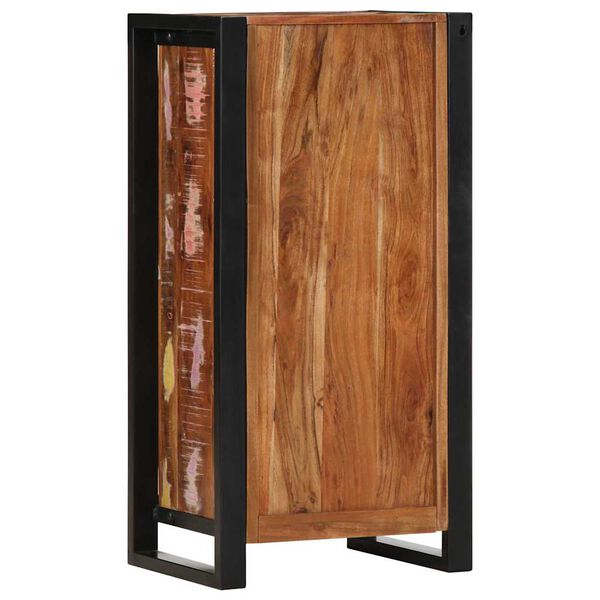 vidaXL Κομοδίνο 40x30x80 cm από μασίφ ξύλο αναγεννημένο