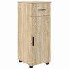 vidaXL Σετ Επίπλων Μπάνιου με ράφι 4 pcs Sonoma Δρυς 30 x 35 x 192 εκ.
