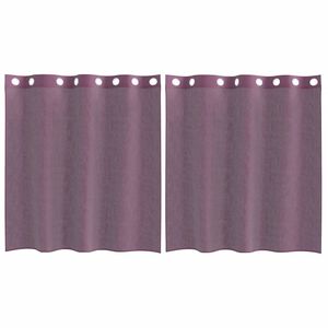 vidaXL &Kappa;&omicron;&upsilon;&rho;&tau;ί&nu;&epsilon;&sigmaf; Voile &mu;&epsilon; &rho;&omicron;&delta;έ&lambda;&epsilon;&sigmaf; 2 &tau;&epsilon;&mu;ά&chi;&iota;&alpha; &Mu;&omicron;&beta; 140x140 &epsilon;&kappa;.