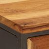 vidaXL Ντουλάπι 65 x 30 x 70 εκ. Ανακυκλωμένο Ξύλο Teak & Ατσάλι