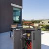 vidaXL Ντουλάπι Αποθήκ. Κήπου Γκρι/Μαύρο 68x37x163 εκ. Πολυπροπυλένιο
