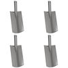 vidaXL &Kappa;&epsilon;&phi;ά&lambda;&iota; &Phi;&tau;&upsilon;&alpha;&rho;&iota;&omicron;ύ 4 pcs &Alpha;&sigma;&eta;&mu;ί 43 x 17 &epsilon;&kappa;.