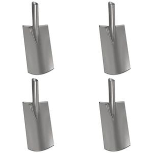 vidaXL &Kappa;&epsilon;&phi;ά&lambda;&iota; &Phi;&tau;&upsilon;&alpha;&rho;&iota;&omicron;ύ 4 pcs &Alpha;&sigma;&eta;&mu;ί 43 x 17 &epsilon;&kappa;.