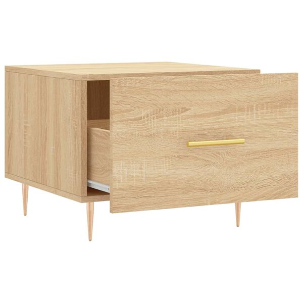 vidaXL Τραπεζάκι Σαλονιού Sonoma Δρυς 50x50x40 εκ. Επεξεργασμένο Ξύλο