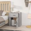 vidaXL Κομοδίνο Γκρι Sonoma 50x36x60 εκ. από Επεξεργασμένο Ξύλο