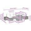 vidaXL Σετ Καναπέ Κήπου 8 pcs Ανοιχτό γκρι συνθετικό ρατάν