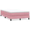 vidaXL Box Spring &Kappa;&rho;&epsilon;&beta;ά&tau;&iota; &chi;&omega;&rho;ί&sigmaf; &sigma;&tau;&rho;ώ&mu;&alpha; &Rho;&omicron;&zeta; 120x210 cm &Beta;&epsilon;&lambda;&omicron;ύ&delta;&iota;&nu;&omicron;