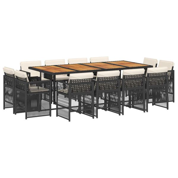 vidaXL &Sigma;&epsilon;&tau; &Tau;&rho;&alpha;&pi;&epsilon;&zeta;&alpha;&rho;ί&alpha;&sigmaf; &Kappa;ή&pi;&omicron;&upsilon; 13&tau;&epsilon;&mu;. &Mu;&alpha;ύ&rho;&omicron; &alpha;&pi;ό &Sigma;&upsilon;&nu;&theta;. &Rho;&alpha;&tau;ά&nu; &mu;&epsilon; &Mu;&alpha;&xi;&iota;&lambda;ά&rho;&iota;&alpha;