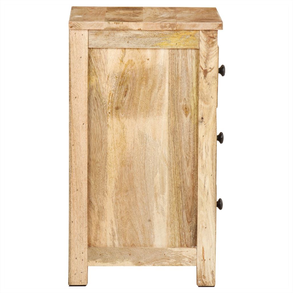 vidaXL Κομοδίνο 45 x 35 x 60 εκ. από Μασίφ Ξύλο Μάνγκο