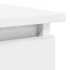 vidaXL Τραπέζι κονσόλας με συρτάρια Λευκό 85,5x38,5x74,5 cm
