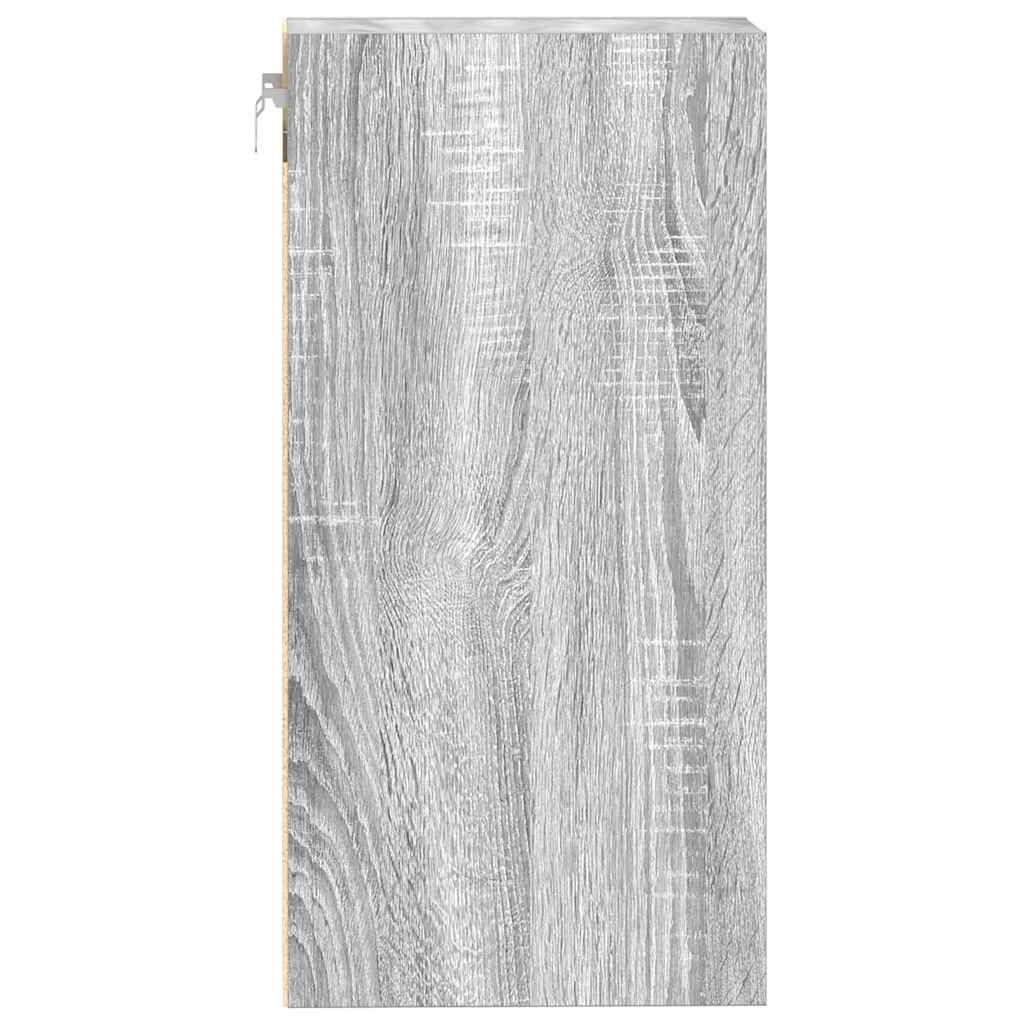 vidaXL κρεμαστό ντουλάπι Riga γκρι Sonoma 40x29,5x60 cm
