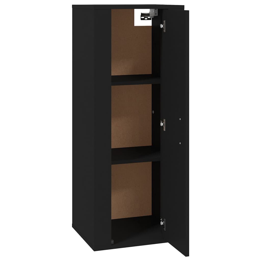 vidaXL Έπιπλο Τηλεόρασης Επιτοίχιο Μαύρο 40x34,5x100 εκ.