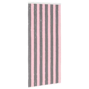 vidaXL &Kappa;&omicron;&upsilon;&rho;&tau;ί&nu;&alpha; &epsilon;&nu;&tau;ό&mu;&omega;&nu; Chenille &Alpha;&sigma;&eta;&mu;ί &Gamma;&kappa;&rho;&iota; &kappa;&alpha;&iota; &Rho;&omicron;&zeta; 100 x 220 cm