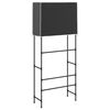 vidaXL Ραφιέρα 2 Επιπέδων για Πλυντήριο Μαύρη 71x29,5x170,5 εκ. Σίδερο