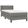 vidaXL &Kappa;&rho;&epsilon;&beta;ά&tau;&iota; Boxspring &mu;&epsilon; &Sigma;&tau;&rho;ώ&mu;&alpha; &Sigma;&kappa;&omicron;ύ&rho;&omicron; &Gamma;&kappa;&rho;&iota; 80x200 &epsilon;&kappa;. &Upsilon;&phi;&alpha;&sigma;&mu;ά&tau;&iota;&nu;&omicron;