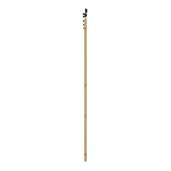 vidaXL Συρόμενη Πόρτα ORKDAL Καφέ 86 x 211 cm Ξύλο και μέταλλο