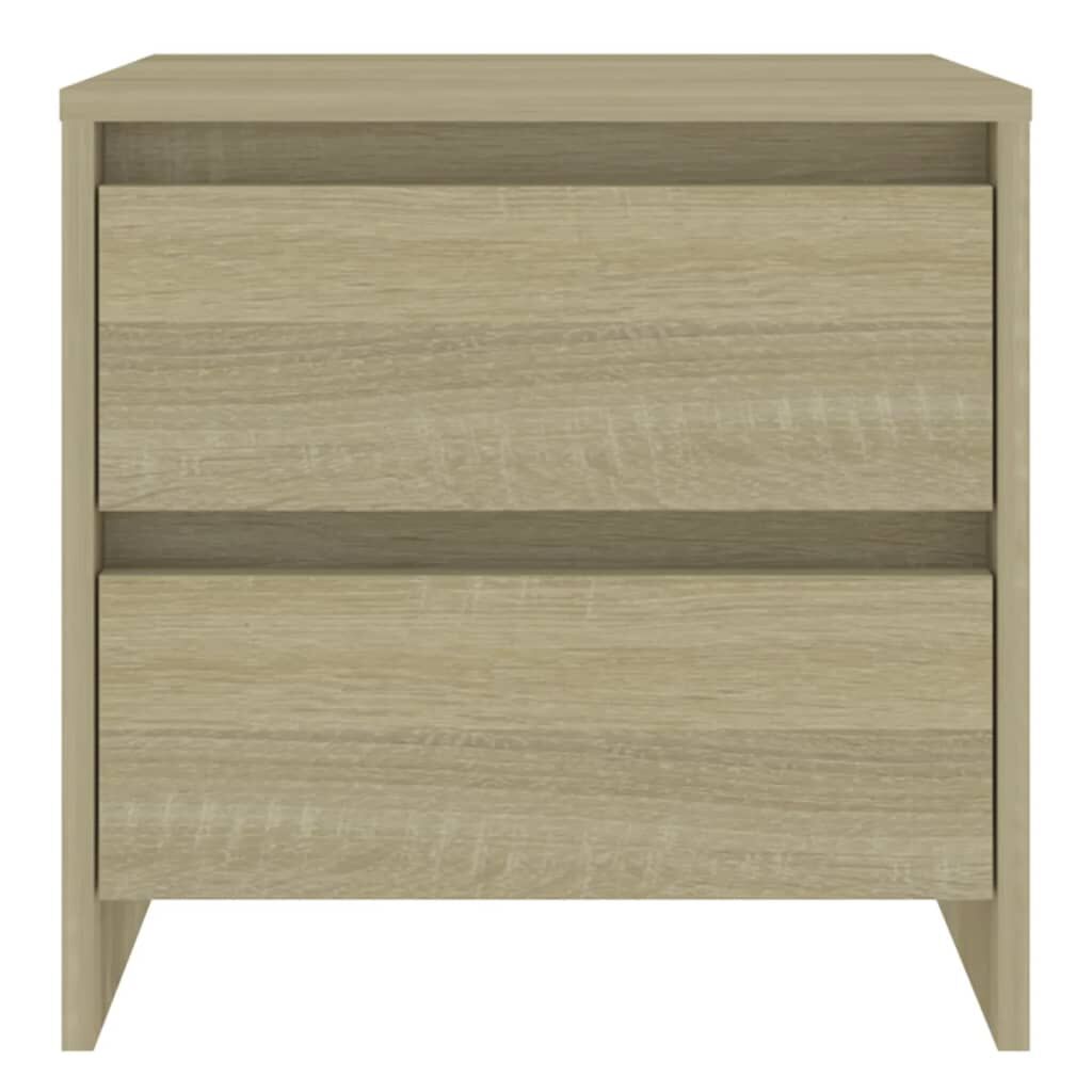 vidaXL Κομοδίνο Sonoma Δρυς 45x34,5x44,5 εκ. από Επεξεργασμένο Ξύλο
