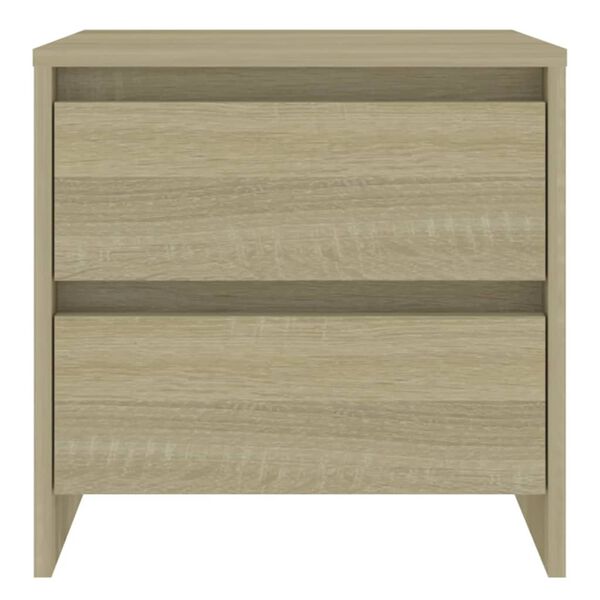 vidaXL Κομοδίνο Sonoma Δρυς 45x34,5x44,5 εκ. από Επεξεργασμένο Ξύλο