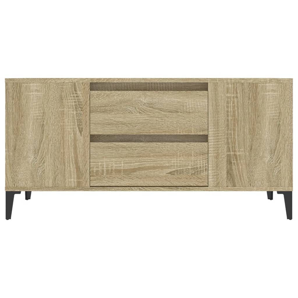 vidaXL Έπιπλο Τηλεόρασης Sonoma Δρυς 102x44,5x50 εκ. Επεξ. Ξύλο