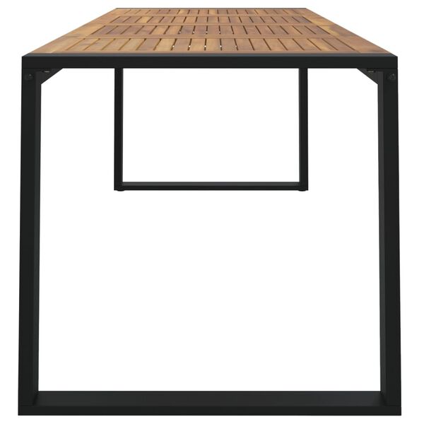 vidaXL Τραπέζι Κήπου Με Πόδια σε Σχήμα U 200x90x75 εκ. Μασίφ Ακακία