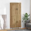 vidaXL Highboard Artisan Oak 69,5 x 34 x 180 &epsilon;&kappa;. &Epsilon;&pi;&epsilon;&xi;&epsilon;&rho;&gamma;&alpha;&sigma;&mu;έ&nu;&omicron; &xi;ύ&lambda;&omicron;