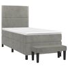 vidaXL &Kappa;&rho;&epsilon;&beta;ά&tau;&iota; Boxspring &mu;&epsilon; &Sigma;&tau;&rho;ώ&mu;&alpha; &Alpha;&nu;&omicron;&iota;&chi;&tau;ό &Gamma;&kappa;&rho;&iota; 90x190 &epsilon;&kappa;. &Beta;&epsilon;&lambda;&omicron;ύ&delta;&iota;&nu;&omicron;