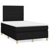 vidaXL &Kappa;&rho;&epsilon;&beta;ά&tau;&iota; Boxspring &mu;&epsilon; &Sigma;&tau;&rho;ώ&mu;&alpha; & LED &Mu;&alpha;ύ&rho;&omicron; 120x190 &epsilon;&kappa;. &Upsilon;&phi;&alpha;&sigma;&mu;ά&tau;&iota;&nu;&omicron;