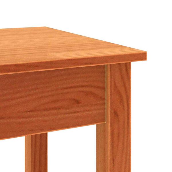vidaXL Τραπέζι κονσόλας Καφέ κεριού 110 x 40 x 75 cm Μασίφ ξύλο πεύκου
