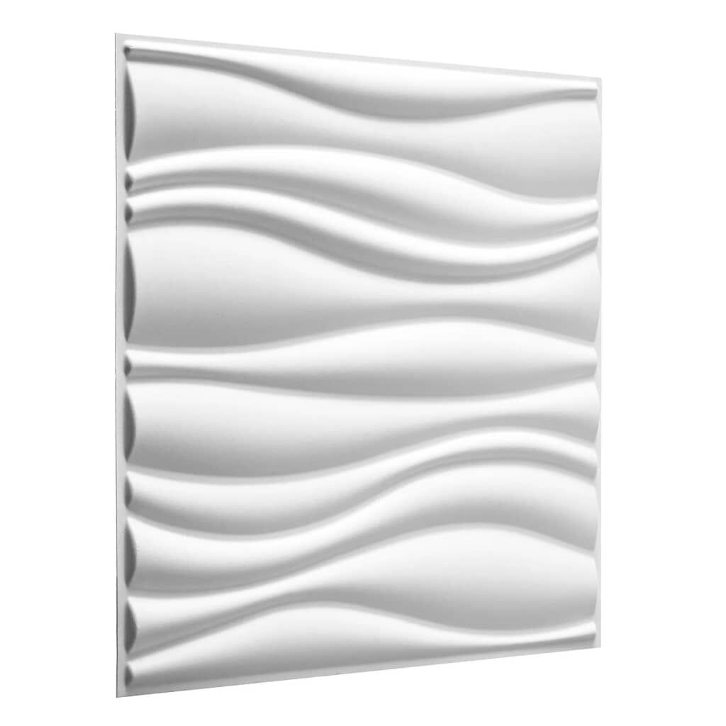 WallArt Πάνελ Τοίχου Τρισδιάστατα Κύματα 12 τεμ. GA-WA04