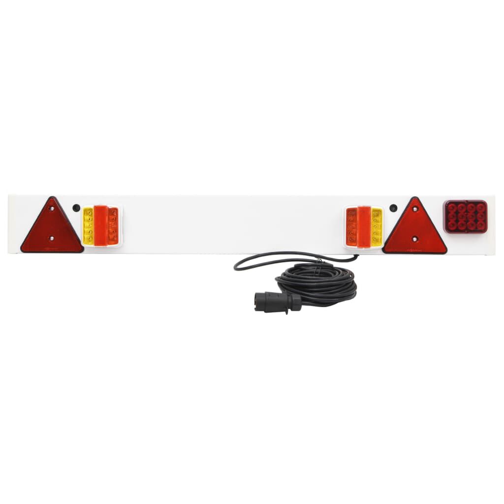 vidaXL Φως Τρέιλερ Κόκκινο 115 x 6 x 14 εκ. με Λαμπτήρα 12V