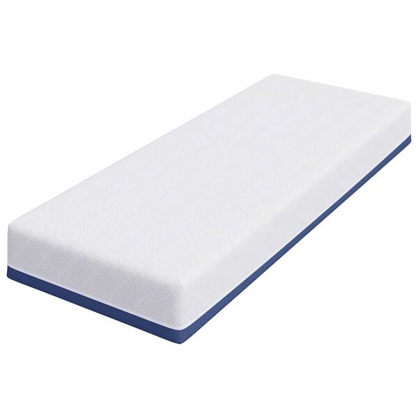 vidaXL Στρώμα Λευκό, Μπλε 70 x 200 cm Pěna