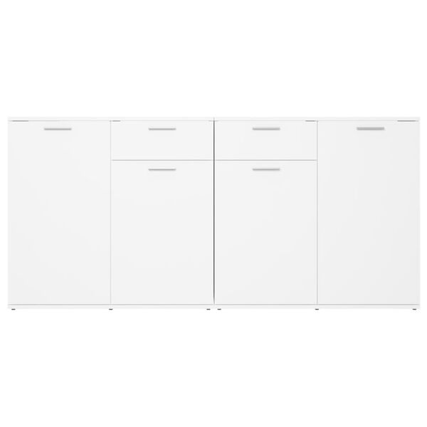 vidaXL Μπουφές Λευκός 160 x 36 x 75 εκ. από Επεξ. Ξύλο
