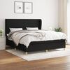 vidaXL &Kappa;&rho;&epsilon;&beta;ά&tau;&iota; Boxspring &mu;&epsilon; &Sigma;&tau;&rho;ώ&mu;&alpha; &Mu;&alpha;ύ&rho;&omicron; 160x200 &epsilon;&kappa;. &Upsilon;&phi;&alpha;&sigma;&mu;ά&tau;&iota;&nu;&omicron;
