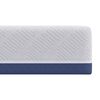vidaXL Στρώμα Λευκό και Μπλε 180 x 200 cm Τζελ Μνήμης Φόρμα