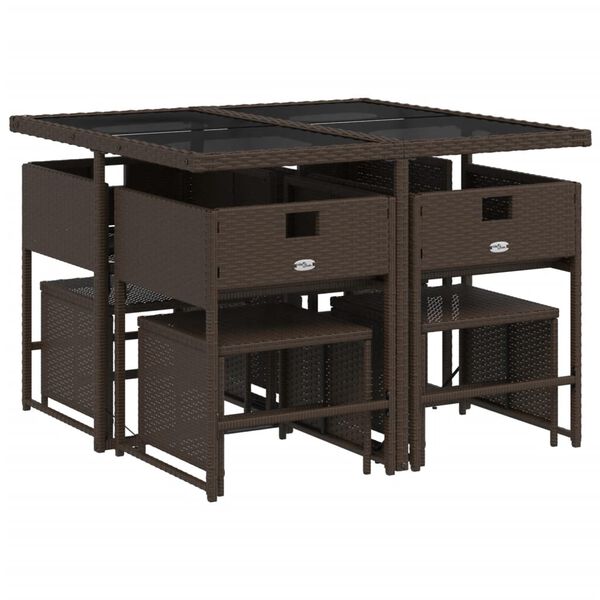 vidaXL &Sigma;&epsilon;&tau; &Tau;&rho;&alpha;&pi;&epsilon;&zeta;&alpha;&rho;ί&alpha;&sigmaf; &Kappa;ή&pi;&omicron;&upsilon; 9 &tau;&epsilon;&mu;. &Kappa;&alpha;&phi;έ &Sigma;&upsilon;&nu;&theta;&epsilon;&tau;&iota;&kappa;ό &Rho;&alpha;&tau;ά&nu; &mu;&epsilon; &Mu;&alpha;&xi;&iota;&lambda;ά&rho;&iota;&alpha;