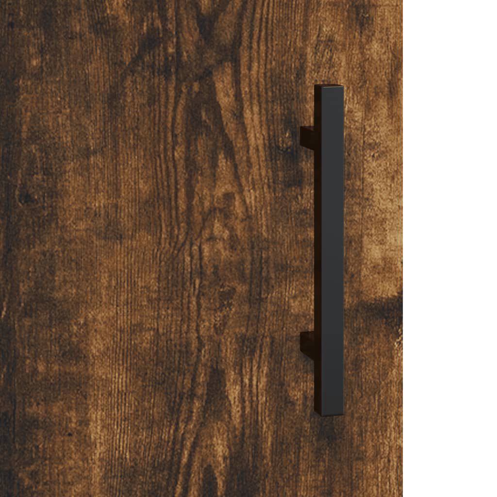 vidaXL Ντουλάπι Τοίχου Καπνιστή Δρυς 69,5 x 34 x 90 εκ. Επεξεργ. Ξύλο