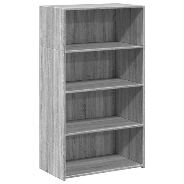 vidaXL Ντουλάπι Γκρι Sonoma 70x41x124 εκ. από Επεξεργασμένο Ξύλο