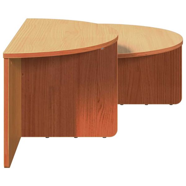vidaXL Τραπεζάκι σαλονιού 2 pcs Καφέ κεριού 79 x 39.5 x 40 εκ