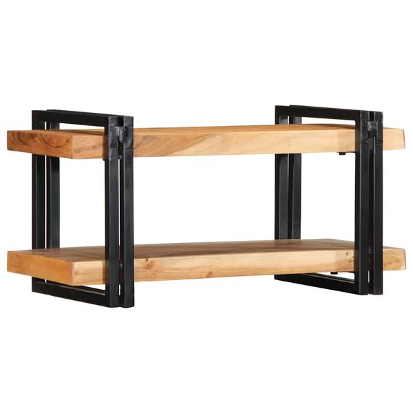vidaXL Ράφι τοίχου 70x33x35 cm μασίφ ξύλο ακακίας