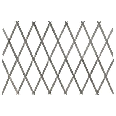 vidaXL Καφασωτό Φράχτης 5 τεμ. Γκρι 180 x 60 εκ. από Μασίφ Ξύλο Ελάτης