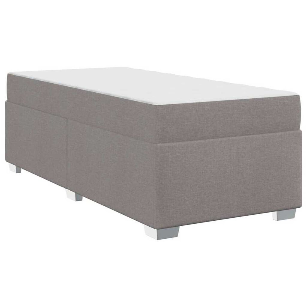 vidaXL Σκελετός Κρεβατιού Άλλο Taupe 90 x 200 cm ύφασμα