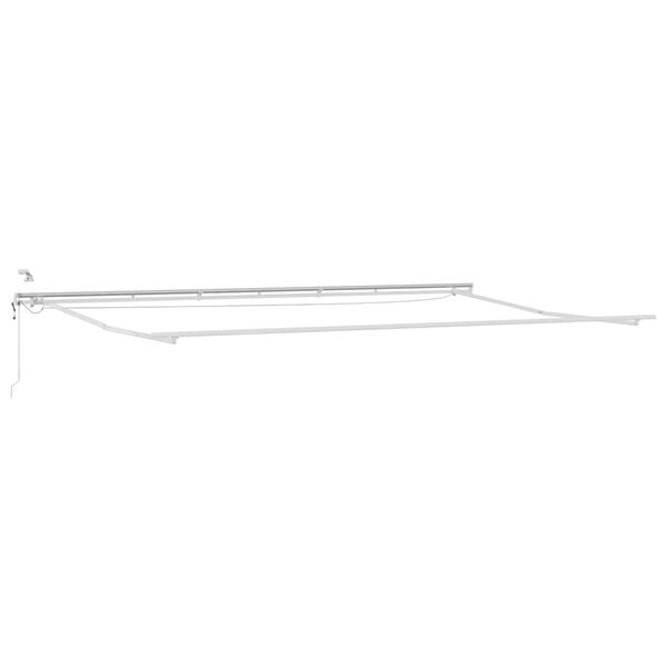 vidaXL Τέντα Πτυσσόμενη Αυτόματη με LED Καφέ 600x300 εκ.
