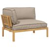 vidaXL &Sigma;&epsilon;&tau; &Kappa;&alpha;&nu;&alpha;&pi;έ Taupe 133 x 92 x 69 &epsilon;&kappa;. &Sigma;&tau;&epsilon;&rho;&epsilon;ό &Xi;ύ&lambda;&omicron; &Alpha;&kappa;&alpha;&kappa;ί&alpha;&sigmaf;