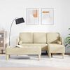 vidaXL Σετ Καναπέ 2 pcs Κρεμ 173 x 131 x 67 εκ ύφασμα