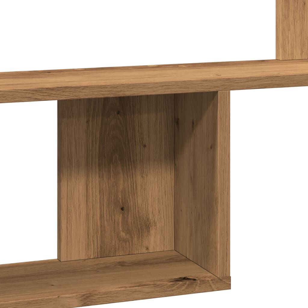 vidaXL Ράφι Τοίχου Αρτισιανή Δρυς 100x15x70 εκ. από Επεξεργασμένο Ξύλο
