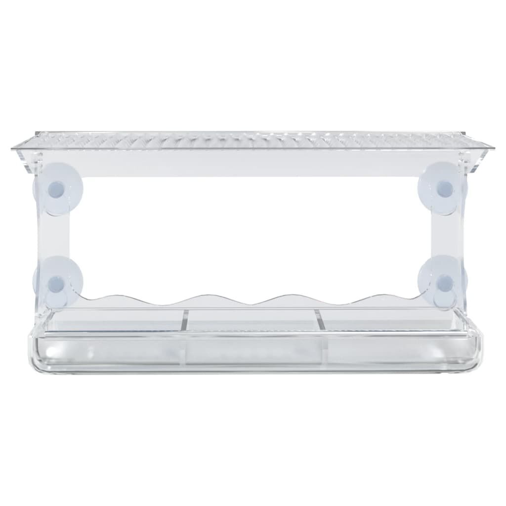 vidaXL Ταΐστρες Πουλιών για Παράθυρο 2 τεμ. 30x12x15 εκ. Ακρυλικές