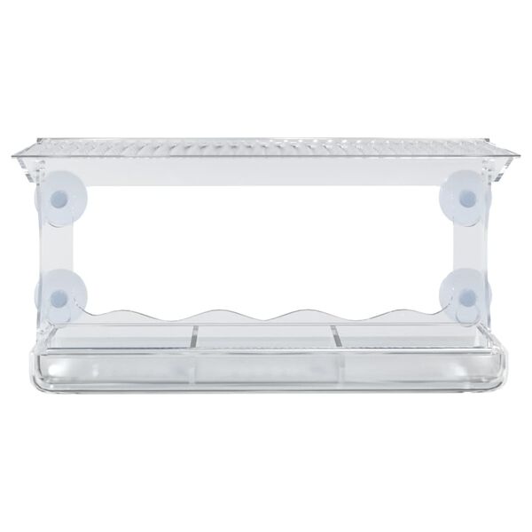 vidaXL Ταΐστρες Πουλιών για Παράθυρο 2 τεμ. 30x12x15 εκ. Ακρυλικές